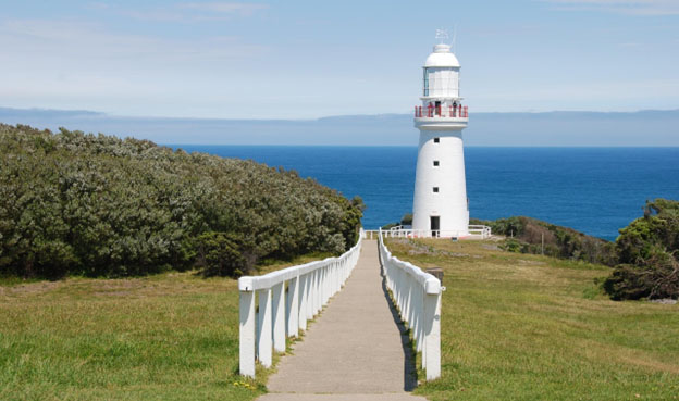 Lighthouse in Coastal Towns